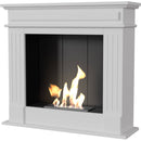 Camino a Bioetanolo da Pavimento 95x28x87 cm Flig San Diego Light Bianco