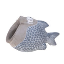 Set 2 Contenitori Decorativo Pesci 20x12,5 H 11,5 cm