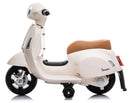Piaggio Mini Vespa Primavera Elettrica 6V per Bambini Bianca