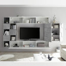 Parete attrezzata SanDiego bianco beton