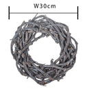 Set 3 Corone Intrecciata di Willow Larghezza 30 cm