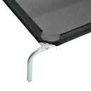 Brandina Portatile per Cani 110x80x20 cm Fino a 31,8Kg in Metallo e Tessuto a Rete Nero