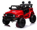 Macchina Elettrica per Bambini 12V Toyota Cruiser Rossa