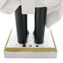 Soldato Schiaccianoci Natalizio H120 cm con Luci Suoni e Movimento Nero e Oro