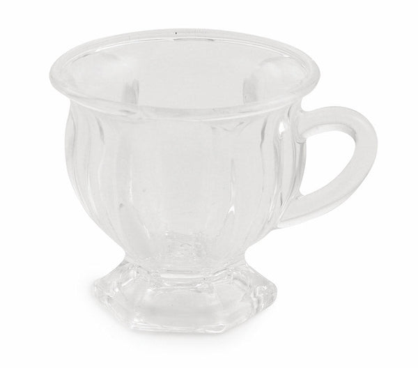 Set 15 Tazzine da Caffè Ø7x7 cm in Vetro Villa d'Este Home Tivoli Glass Trasparenti sconto