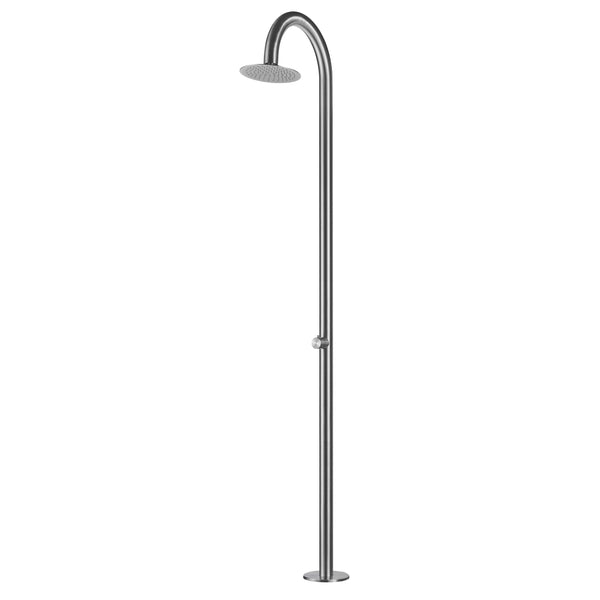Doccia da Giardino Solo Acqua Fredda in Acciaio Inox Sined Palau Satinato sconto