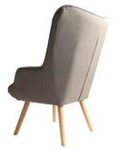 Poltrona 67x76x97 cm in Tessuto Tortora