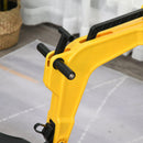 Trattore a Pedale con Escavatore per Bambini 131x42x59 cm  Rosso