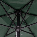 Ombrellone da Giardino Ø196x204H cm a 6 Stecche Verde  