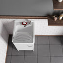 Mobile Lavatoio in PVC 45x50x85cm 1 Anta Forlani Honest Bianco