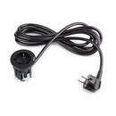 Multipresa One in Plastica Emuca Nero