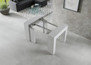 Consolle Allungabile 90-307x49x78 cm in Nobilitato Bianco
