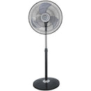 Ventilatore a Piantana 45Cm Oscillante con Timer in Abs 3 Velocita' 60W