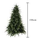 Albero di Natale Artificiale H198 cm Abete Monterosa con 3479 Tips Verde