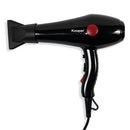 Asciugacapelli Phon 2000W 2 Velocità Kooper con Diffusore Nero