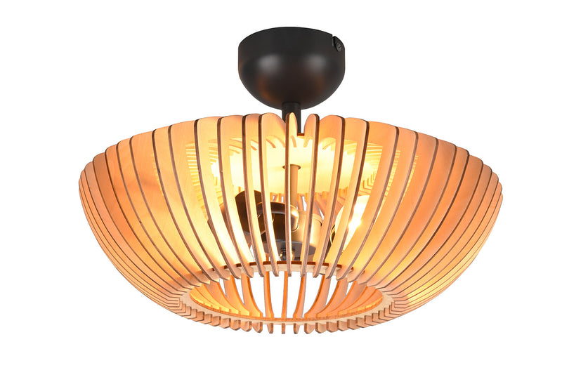 Plafoniera da Interno Attacco E27 in Metallo Antracite