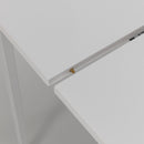 Consolle Allungabile 45/180x90x75 cm in MDF TFT Mahuva Bianco Opaco