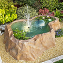 Laghetto Artificiale Roccia Fuori Terra 275x185x52 cm 900 Litri