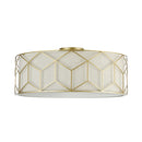 Plafoniera House in Metallo Messina Oro