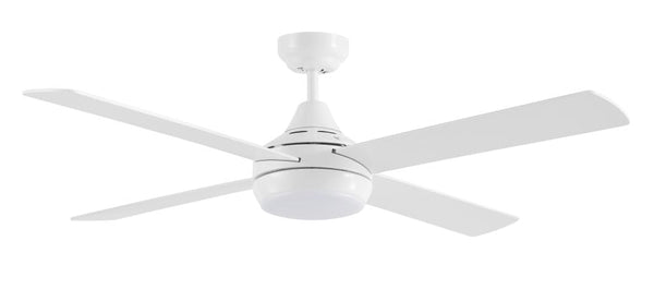 sconto Ventilatore da Soffitto con 4 Pale e LED Ø122 cm 5 Velocità Martec Link Bianco