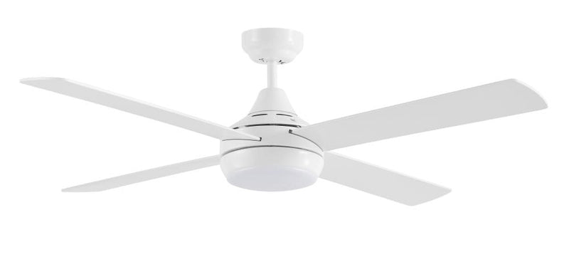 Ventilatore da Soffitto con 4 Pale e LED Ø122 cm 5 Velocità Martec Link Bianco
