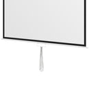 Telo Proiettore 85"" con Montaggio a Soffitto e Parete Rapporto 1:1 162,5x8x162 cm Bianco 