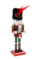 Set 2 Schiaccianoci di Natale con Tamburo H25 cm in Legno