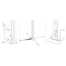 Doccia da Giardino Miscelatore e Doccetta Mobile Arkema Spring Plus Grigio Antracite