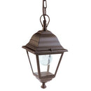 Lampada Lanterna Sospesa Piccola Colore Nero da Esterno Linea Mini Quadrata Sovil