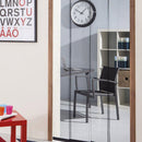 Tenda Zanzariera a Pannelli 100x220 cm per Porta Nera