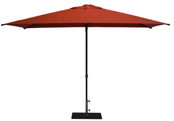 Ombrellone da Giardino 3x2 m Palo Ø38 mm in Alluminio Tessuto Olefin Trend Terracotta prezzo