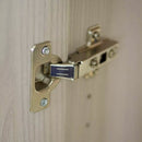 Armadio Portascope 2 Ante 6 Ripiani 72,3x36x177,1 cm in Truciolare Nobilitato Olmo