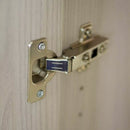 Armadio Portascope 2 Ante 6 Ripiani 72,3x36x177,1 cm in Truciolare Nobilitato Olmo