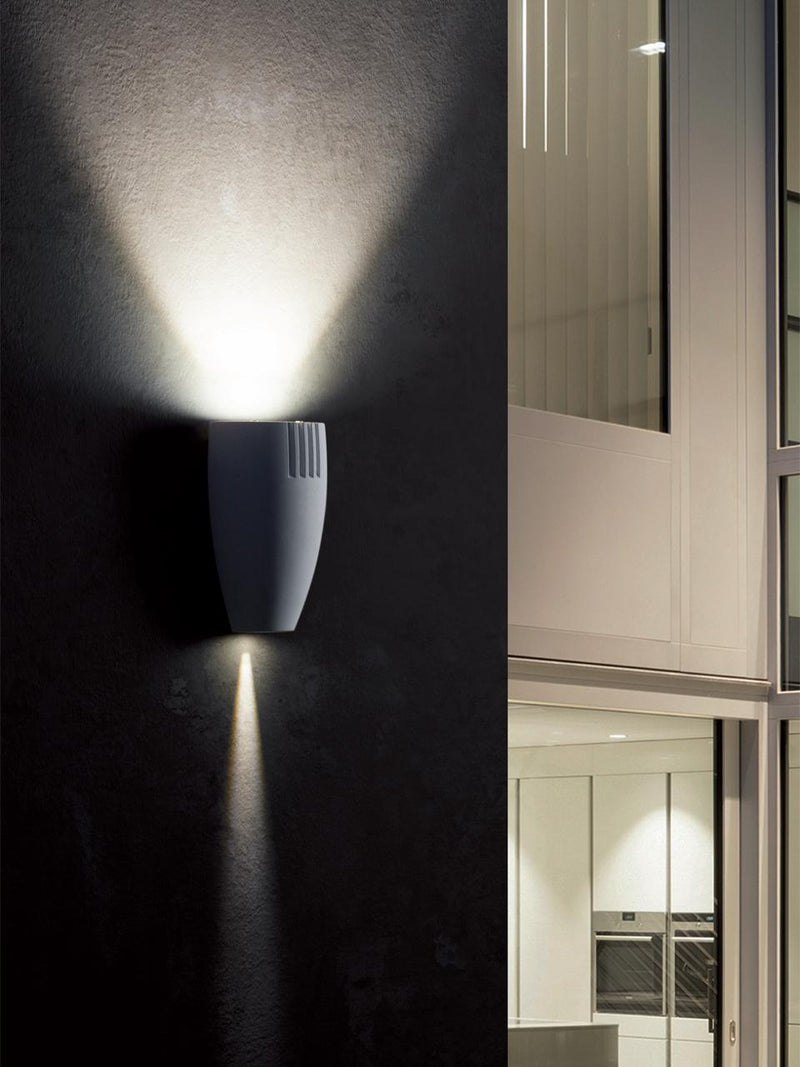 Applique da Esterno a LED 12W+2W 4000K Sovil Bianco