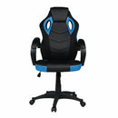 Sedia da Gaming Ergonomica 59x110/120x65 cm in Similpelle Nero/Blu