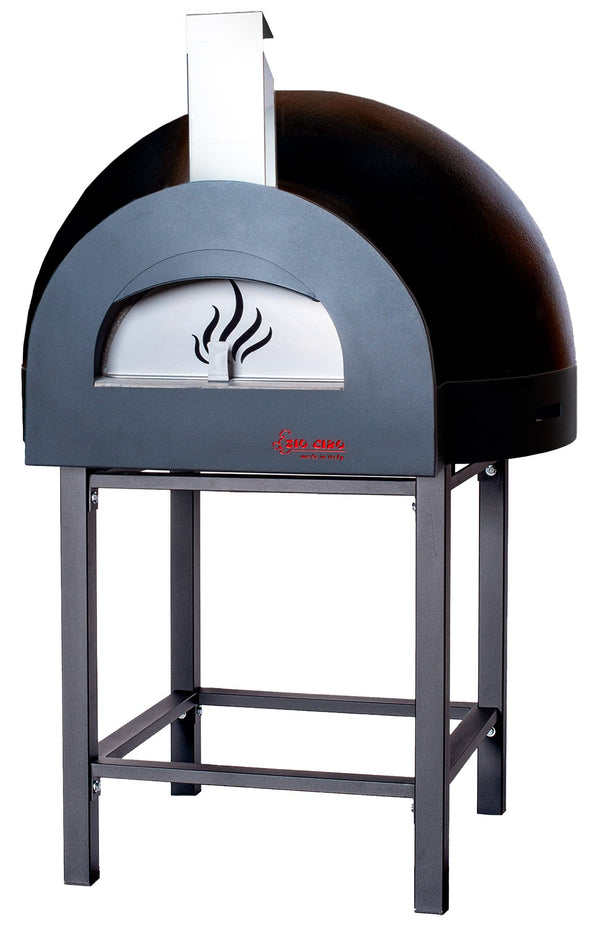 acquista Forno a Legna da Esterno Cottura Diretta in Refrattario Zio Ciro Subito Cotto 100 Nero