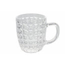 Set 6 Tazzine da Caffè Ø6x7 cm in Vetro Trasparente VdE Tivoli 1996 Geometrie