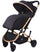 Passeggino Trolley Pieghevole per Bambini Barotti Primo XL Nero/Oro Rosa