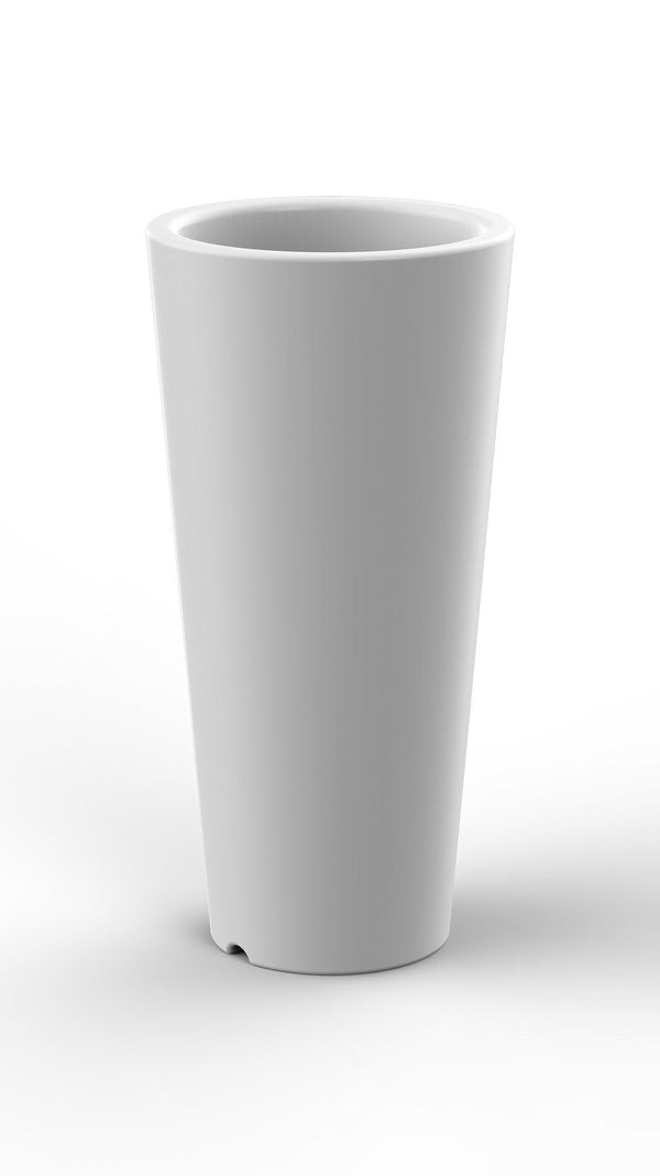Vaso Ø37,5x102 cm in Resina Arkema Tondo 102 Bianco sconto