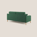 Divano 2 Posti 166x95x91 cm in Tessuto Verde