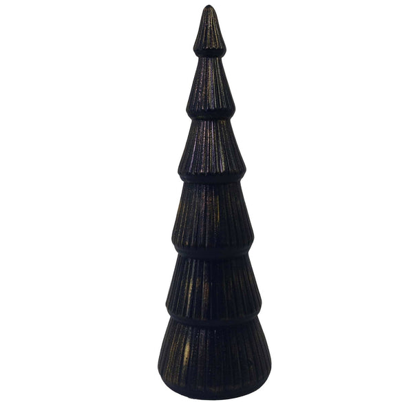 Mini Albero di Natale in Legno blu cm Ø15xh48 sconto