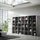 Libreria Moderna 7 Elementi 5 Ripiani Trek Cemento