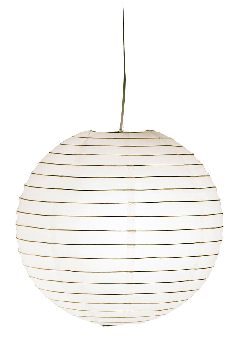 Lampada a Sospensione da Interno Attacco E27 in Carta Bianco