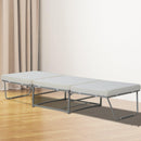 Pouf Letto Trasformabile con Materasso Pouff Puff Brandina Pieghevole 69x69x37 cm 