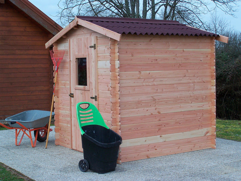 Casetta Box da Giardino 2x2 m Senza Pavimento in Legno Douglas 20mm Dalia