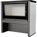 Stufa a Legna 6/16KW in Acciaio Flig Sheridan Bianca