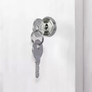 Bancone Espositore 120x90x60 cm per Negozio con Vetrina Ripiani in Vetro Bianco Brillante