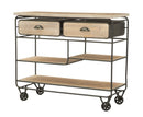 Console Industry 98,5x37,5x82 cm in Ferro e MDF