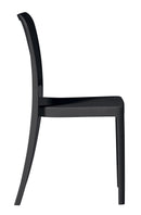 Sedia Impilabile da Giardino 46x53x86 cm in Polipropilene Antracite