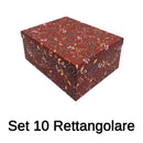 Set 10 Scatole Rettangolari in cartone